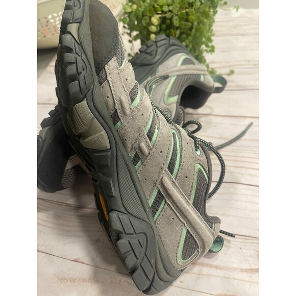 Merrell Shoes Women Moab 2 Low Waterproof in Drizzle Sz 7.5 - Picture 4 of 12